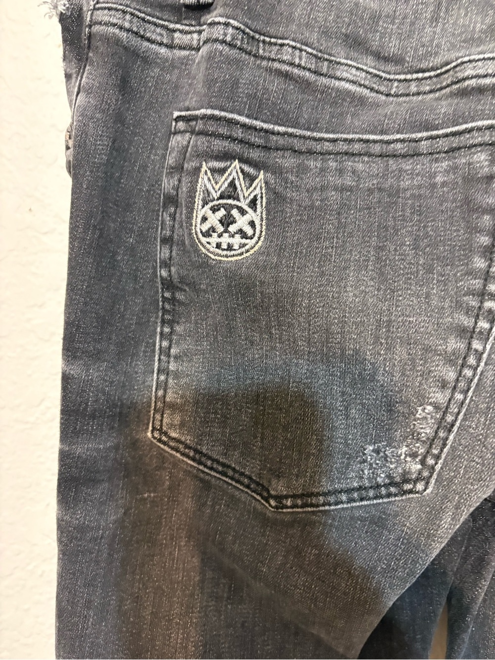 Cult of Individuality Heritage Denim New York Black Distressed Skinny Jeans - Picture 7 of 13